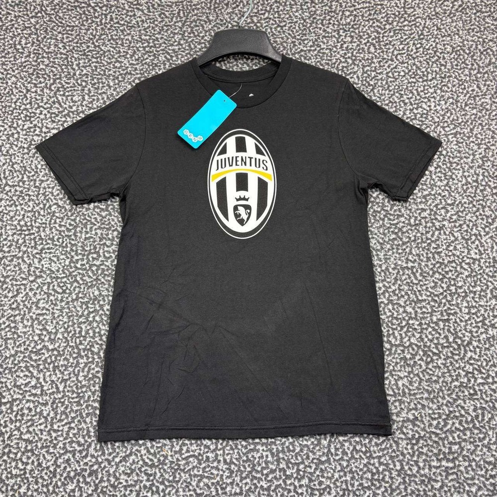 Juventus Shirt Youth Large 14-16 Gen2 Black‎ Gen2 Short Sleeve Crew Neck New L